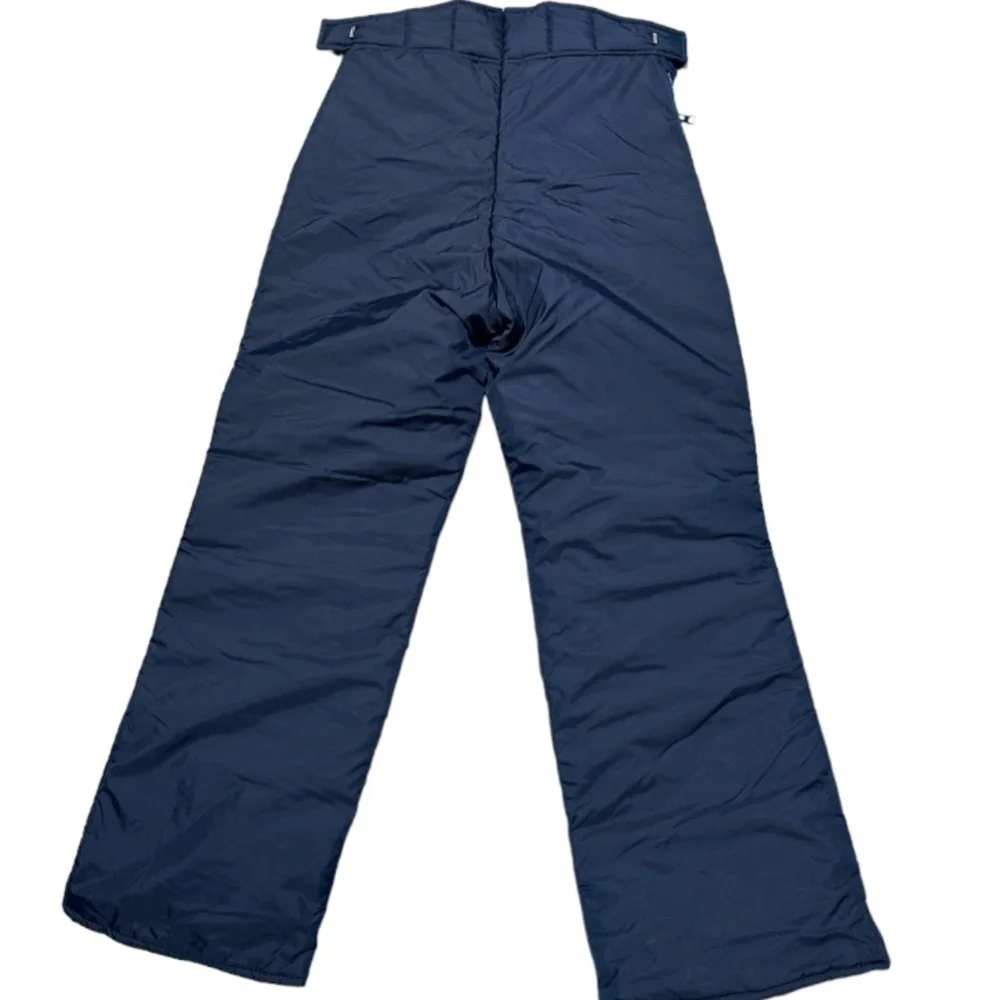 Obermeyer Vintage "Warm Up" Full Side Dual Zipper Legs Snow/Ski Pants Navy - Picture 8 of 12